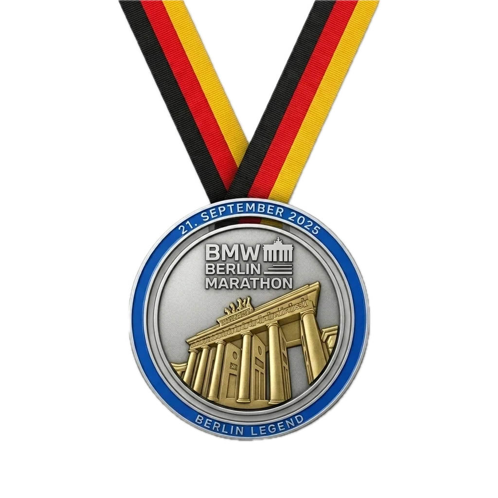 BMW Berlin Marathon 2025 finisher medal