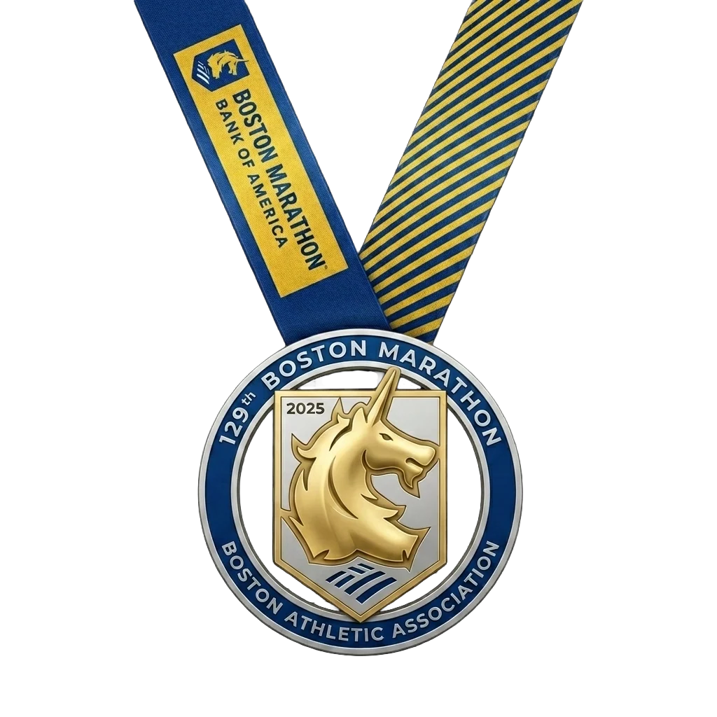 John Hancock Boston Marathon 2025 finisher medal