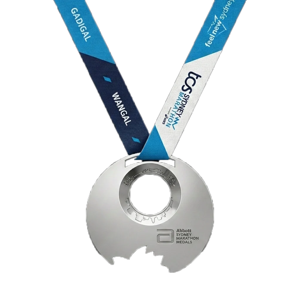 TCS Sydney Marathon 2025 finisher medal